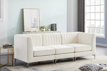 Load image into Gallery viewer, Alina Cream Velvet Modular Sofa