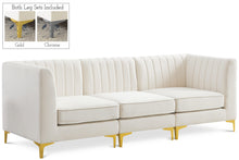 Load image into Gallery viewer, Alina Cream Velvet Modular Sofa