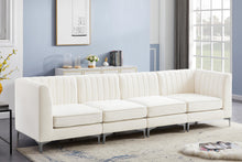 Load image into Gallery viewer, Alina Cream Velvet Modular Sofa