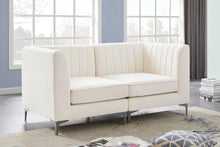 Load image into Gallery viewer, Alina Cream Velvet Modular Sofa