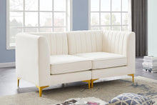 Load image into Gallery viewer, Alina Cream Velvet Modular Sofa