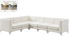 Load image into Gallery viewer, Alina Cream Velvet Modular Sectional