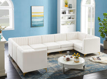 Load image into Gallery viewer, Alina Cream Velvet Modular Sectional