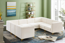 Load image into Gallery viewer, Alina Cream Velvet Modular Sectional