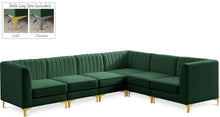 Load image into Gallery viewer, Alina Green Velvet Modular Sectional
