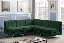 Load image into Gallery viewer, Alina Green Velvet Modular Sectional