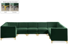 Load image into Gallery viewer, Alina Green Velvet Modular Sectional