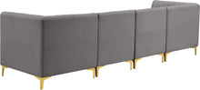 Load image into Gallery viewer, Alina Grey Velvet Modular Sofa