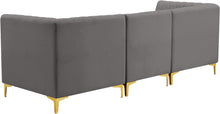 Load image into Gallery viewer, Alina Grey Velvet Modular Sofa