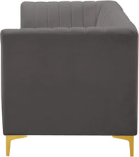 Load image into Gallery viewer, Alina Grey Velvet Modular Sofa