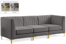 Load image into Gallery viewer, Alina Grey Velvet Modular Sofa
