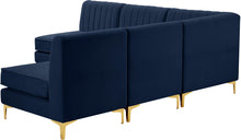 Load image into Gallery viewer, Alina Navy Velvet Modular Sectional