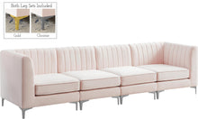 Load image into Gallery viewer, Alina Pink Velvet Modular Sectional