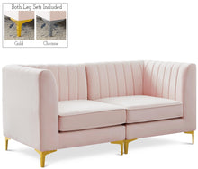 Load image into Gallery viewer, Alina Pink Velvet Modular Sectional