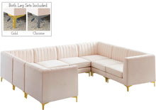 Load image into Gallery viewer, Alina Pink Velvet Modular Sectional