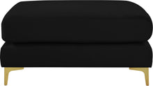 Load image into Gallery viewer, Julia Black Velvet Modular Ottoman