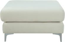 Load image into Gallery viewer, Julia Cream Velvet Modular Ottoman