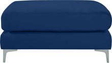 Load image into Gallery viewer, Julia Navy Velvet Modular Ottoman