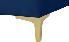 Load image into Gallery viewer, Julia Navy Velvet Modular Ottoman