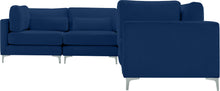 Load image into Gallery viewer, Julia Navy Velvet Modular Sectional (5 Boxes)