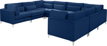 Load image into Gallery viewer, Julia Navy Velvet Modular Sectional (8 Boxes)