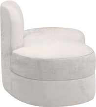 Load image into Gallery viewer, Mitzy Cream Velvet Loveseat