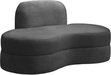 Load image into Gallery viewer, Mitzy Grey Velvet Loveseat