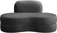 Load image into Gallery viewer, Mitzy Grey Velvet Loveseat