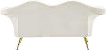 Load image into Gallery viewer, Lips Cream Velvet Loveseat