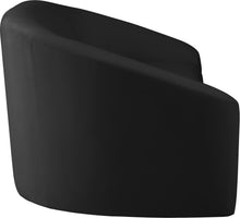 Load image into Gallery viewer, Riley Black Velvet Loveseat