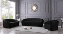 Load image into Gallery viewer, Riley Black Velvet Chair