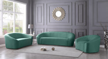 Load image into Gallery viewer, Riley Mint Velvet Chair