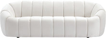 Load image into Gallery viewer, Elijah Cream Velvet Sofa