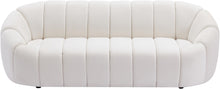 Load image into Gallery viewer, Elijah Cream Velvet Sofa