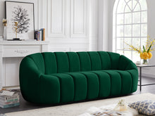 Load image into Gallery viewer, Elijah Green Velvet Sofa