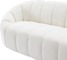 Load image into Gallery viewer, Elijah Cream Velvet Sofa