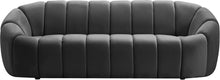 Load image into Gallery viewer, Elijah Grey Velvet Sofa