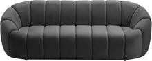 Load image into Gallery viewer, Elijah Grey Velvet Sofa