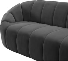 Load image into Gallery viewer, Elijah Grey Velvet Sofa
