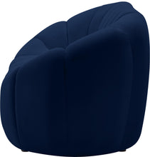 Load image into Gallery viewer, Elijah Navy Velvet Sofa