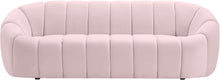 Load image into Gallery viewer, Elijah Pink Velvet Sofa