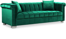 Load image into Gallery viewer, Kayla Green Velvet Sofa image