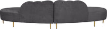 Load image into Gallery viewer, Divine Grey Velvet 2pc. Sectional