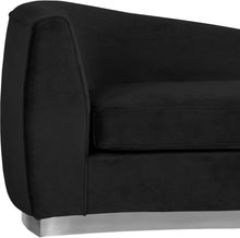 Load image into Gallery viewer, Julian Black Velvet Chaise