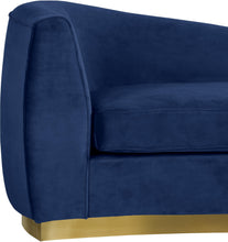 Load image into Gallery viewer, Julian Navy Velvet Chaise