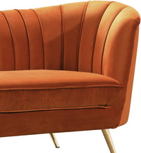 Load image into Gallery viewer, Margo Cognac Velvet Chair