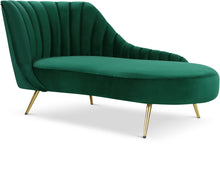 Load image into Gallery viewer, Margo Green Velvet Chaise