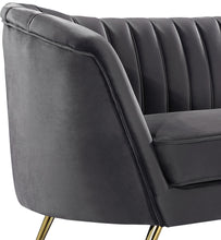 Load image into Gallery viewer, Margo Grey Velvet Loveseat