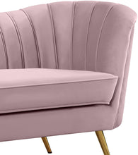 Load image into Gallery viewer, Margo Pink Velvet Loveseat