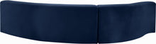 Load image into Gallery viewer, Curl Navy Velvet 2pc. Sectional